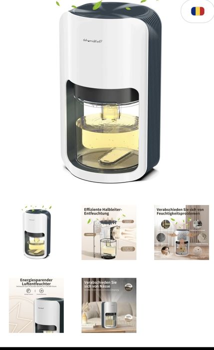 Vând dezumidificator nou