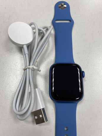 Apple watch seria 7 41 mm GPS + Cellular Blue nou
