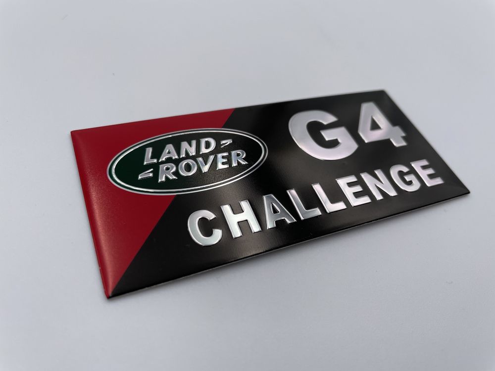 Emblema Land Rover G4 Challenge