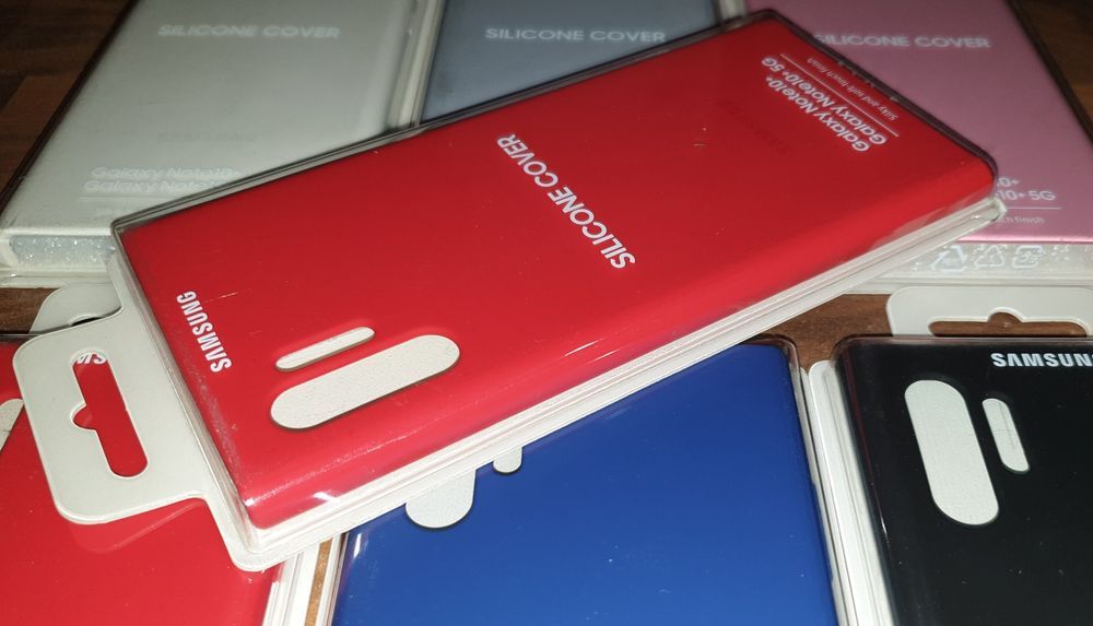 Husa silicon originala Samsung Silicone Cover Note10+ Note10 Plus