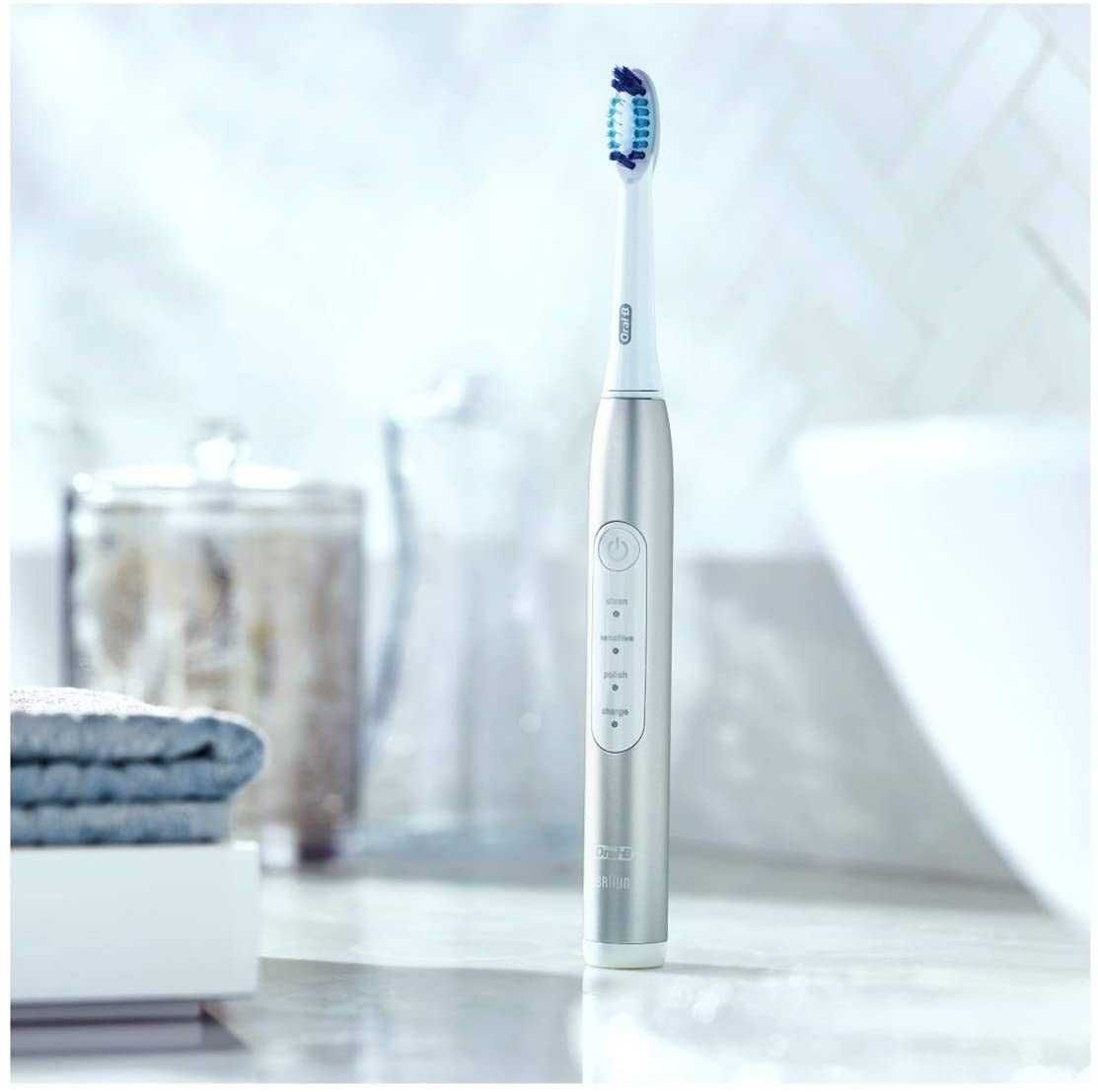 Oral-B Braun Pulsonic SLIM Luxe 4200 Platinum електрическа четка зъби