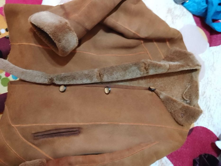 Дубленка женская искусственная 44 размер