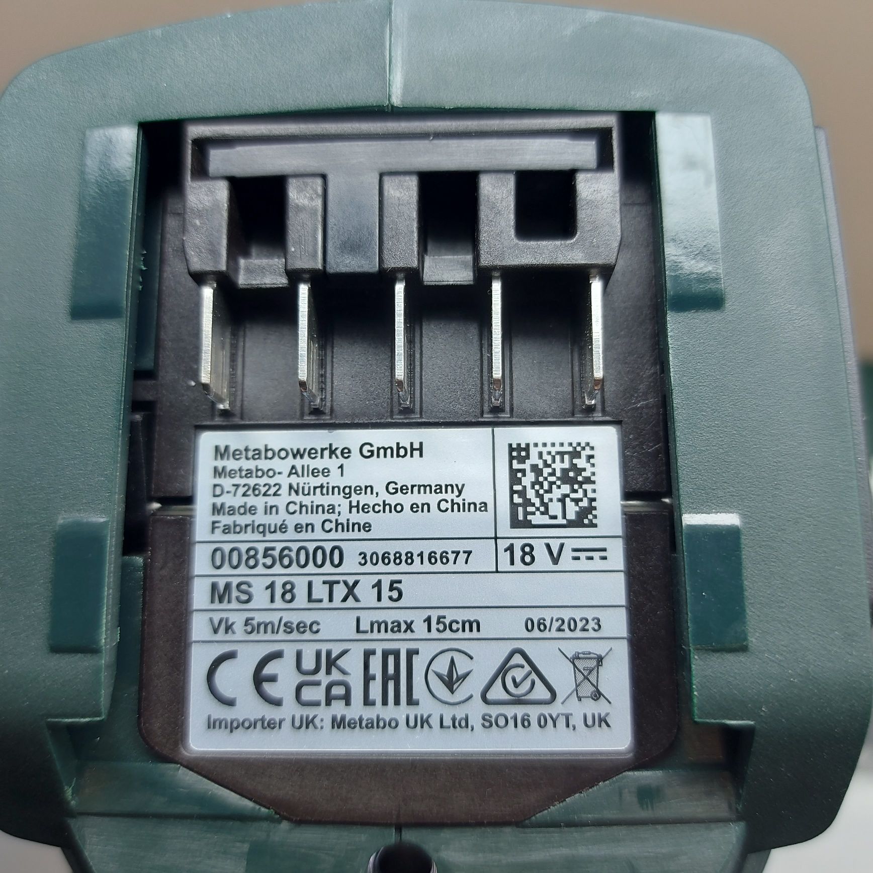 ПРОМОЦИЯ.Акумулаторна резачка METABO MS 18 LTX 15