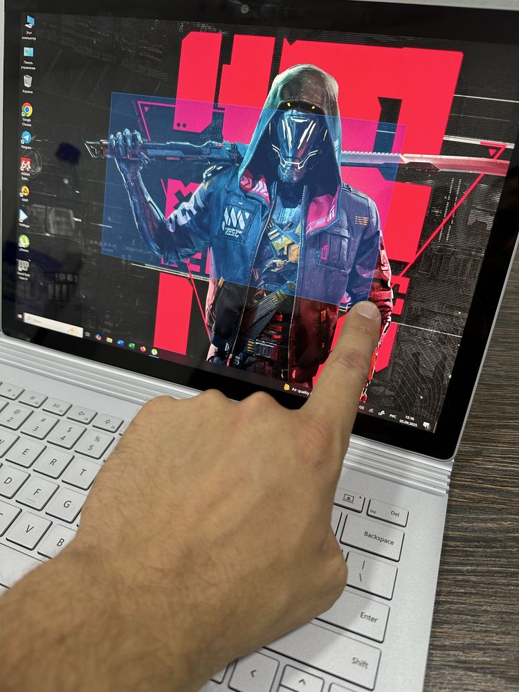 мощный 8-ядерный сенсорный i7 ноутбук 2 in 1 Microsoft Surface