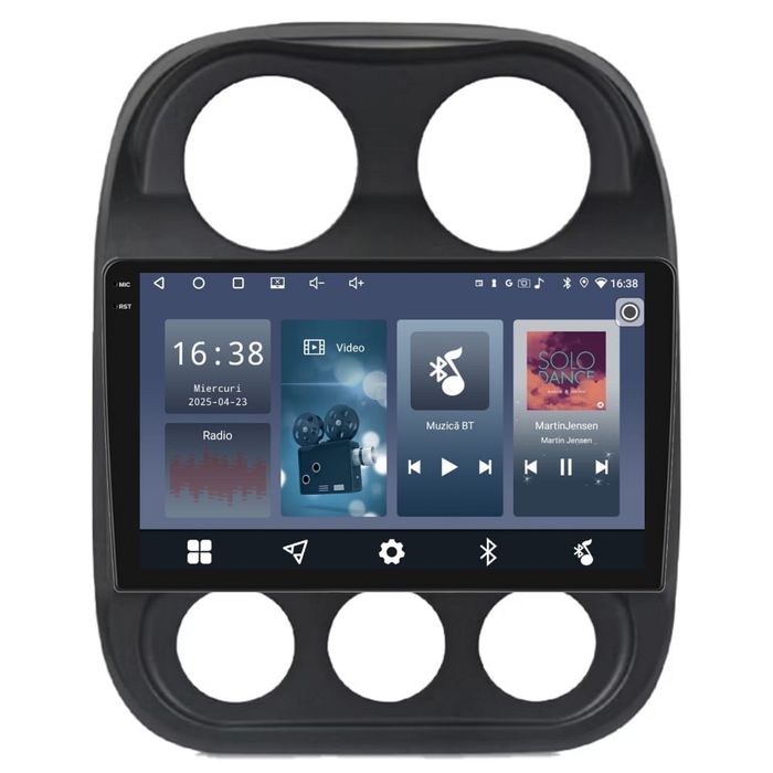 Navigatie Android 14 Jeep Compass Carplay Android Auto Camera