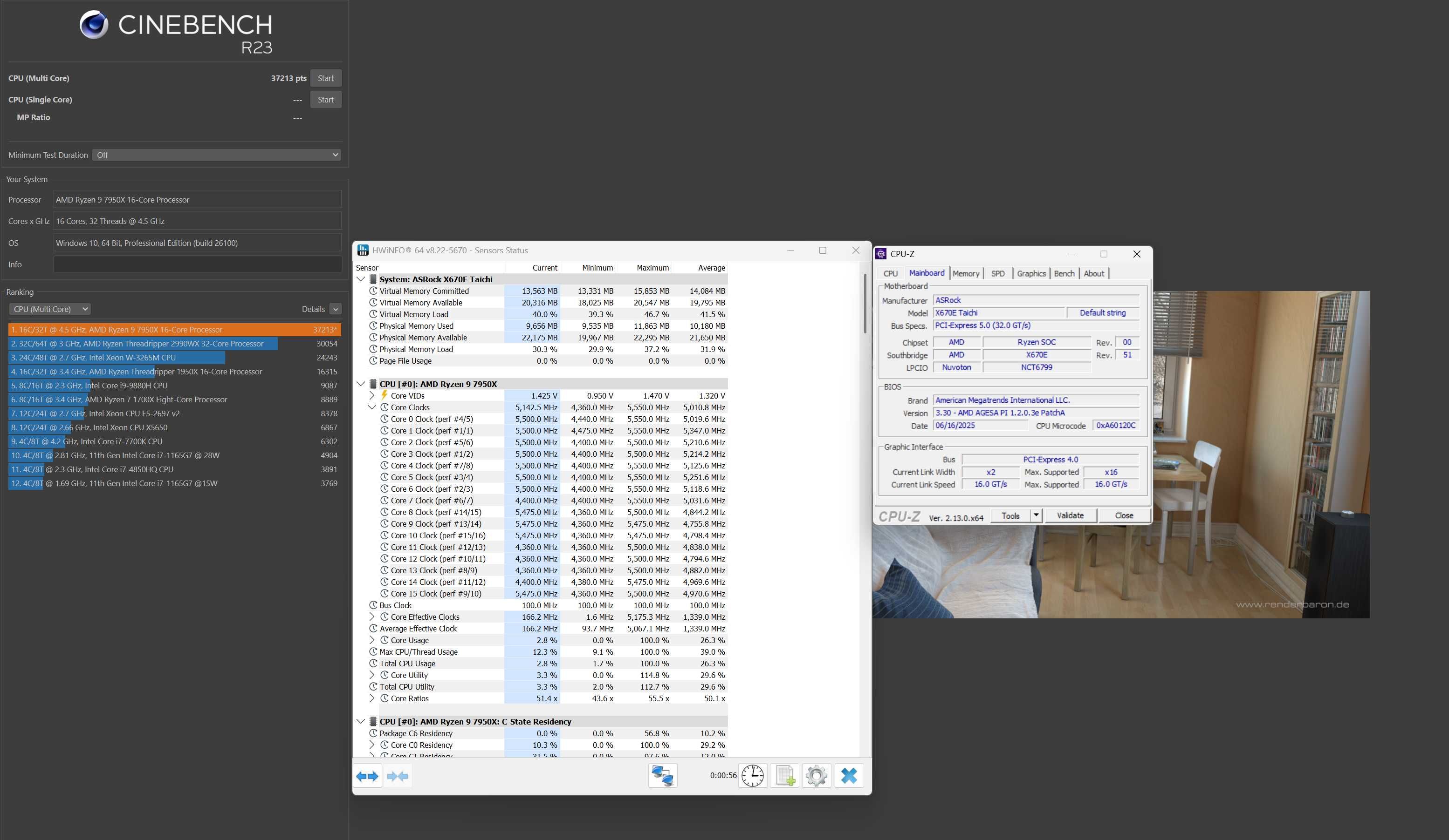 Процесор AMD RYZEN 9 7950X 16-Core (5.7 GHz Turbo) 64MB/170W/AM5/