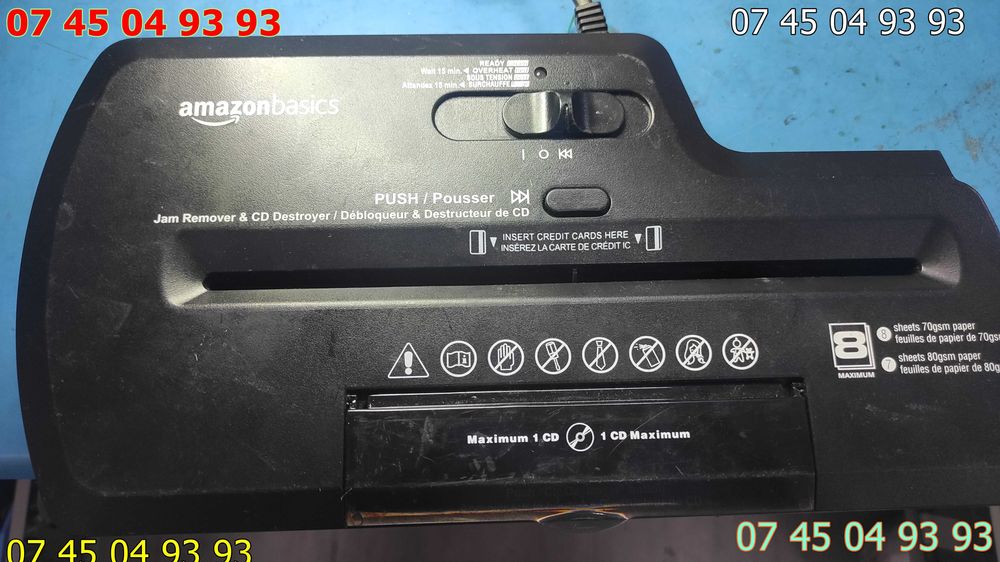 tocator distrugator hartie cd dvd cartele defect B01E3R7T9K