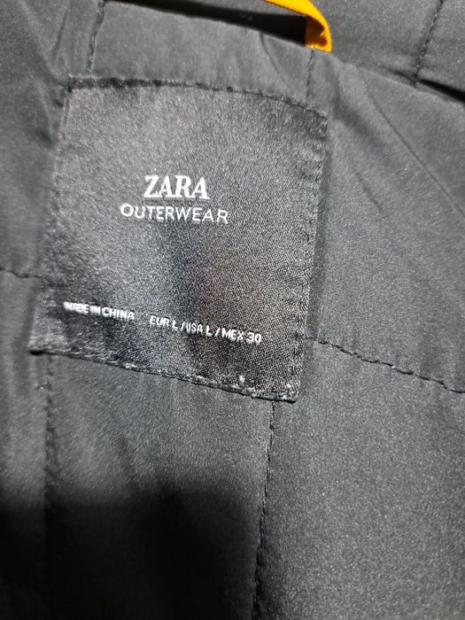 Geaca zara cu blanița și gluga