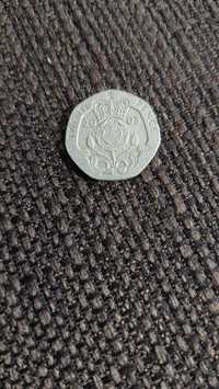 Moneda twenty pence Elizabeth II 2003