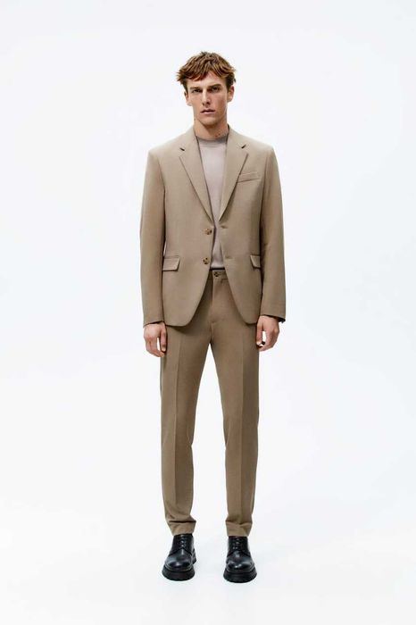 Costum barbati - Zara - Sacou Marimea 48, Pantaloni Marimea 38