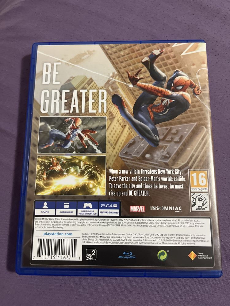 Spider-man only on playstation