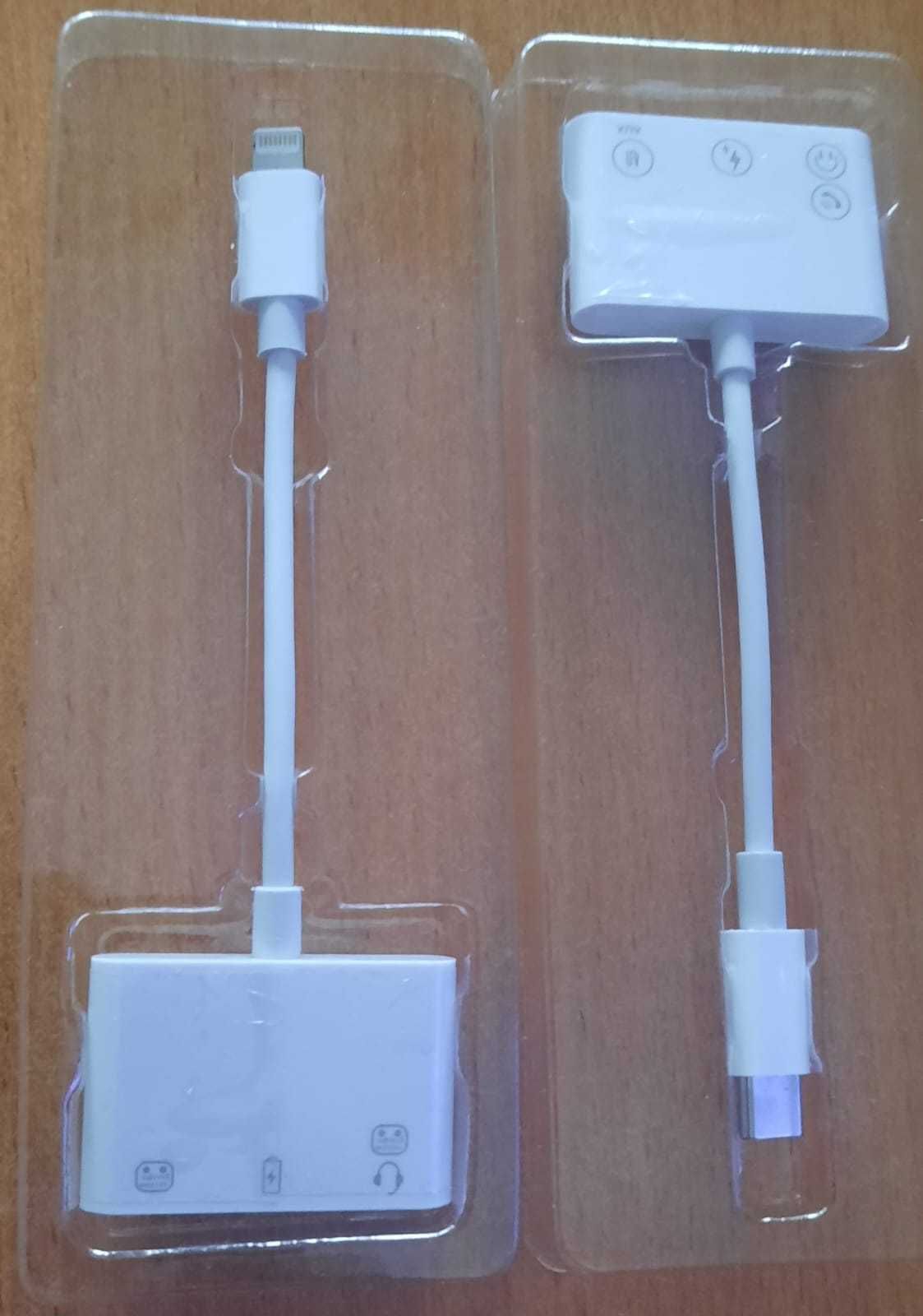 Type c  Lightning  3.5 Jack AUX  зарядка наушники