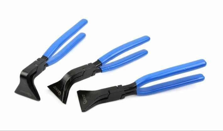 Комплект от 3 броя клещи за огъване на ламарина - TBS1043