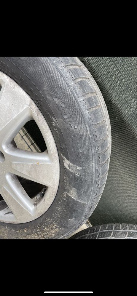 Jante aliaj R16 Volkseagen 5 x 112 + cauciucuri