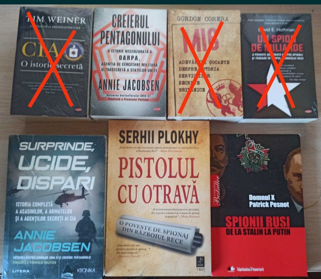 Carti de istorie despre spionaj, servicii secrete