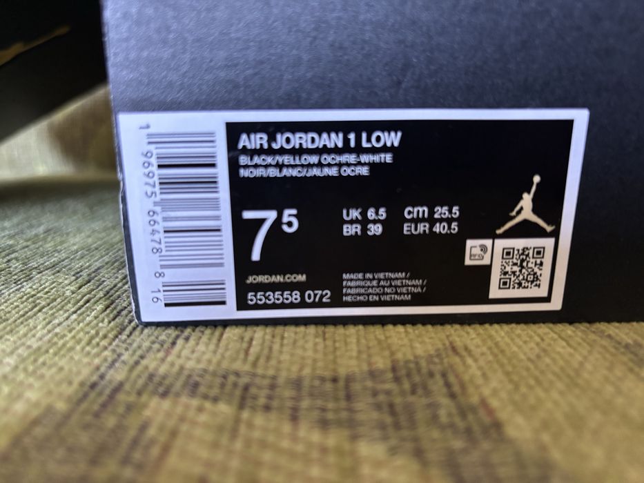 Нови мъжки обувки AIR JORDAN 1 LOW