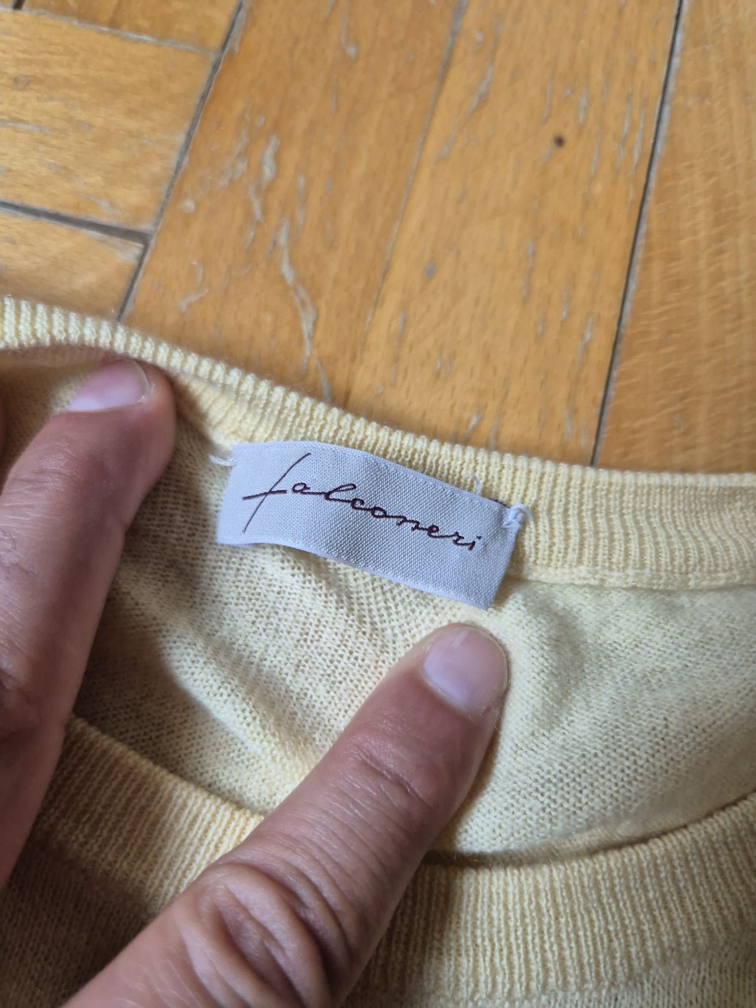 Pulover de lux Falconeri subțire – Bumbac & Cașmir - 54 (XL - XXL)