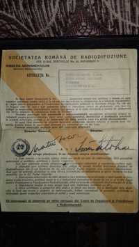 Autorizatie radio 1948