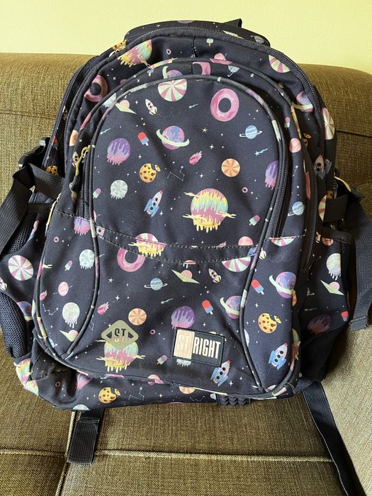 Ghiozdan St.Right BP01, colectia Cosmos, 4 compartimente