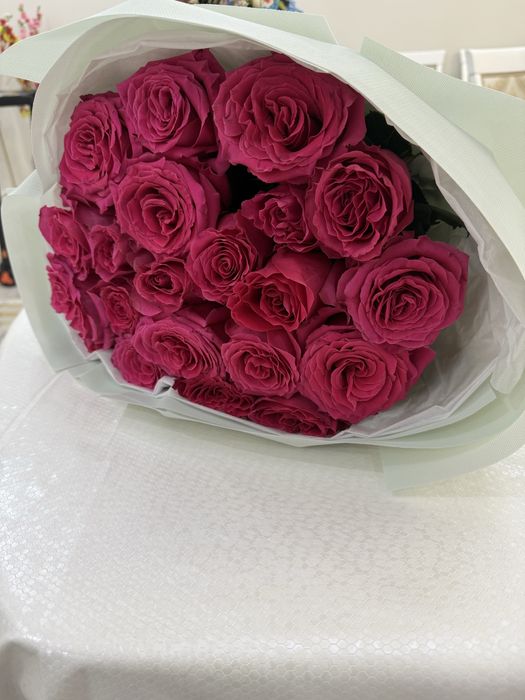 Красивые розы 25 штук!