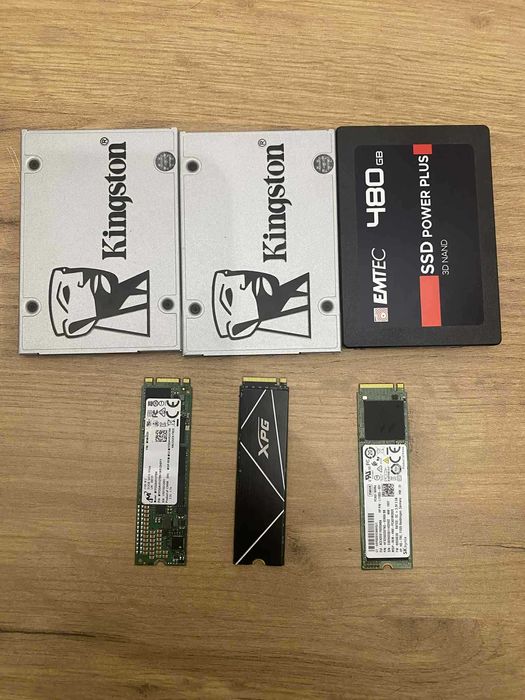 SSD 480 gb/ 500gb, SATA 2.5, M2 Sata, NVME
