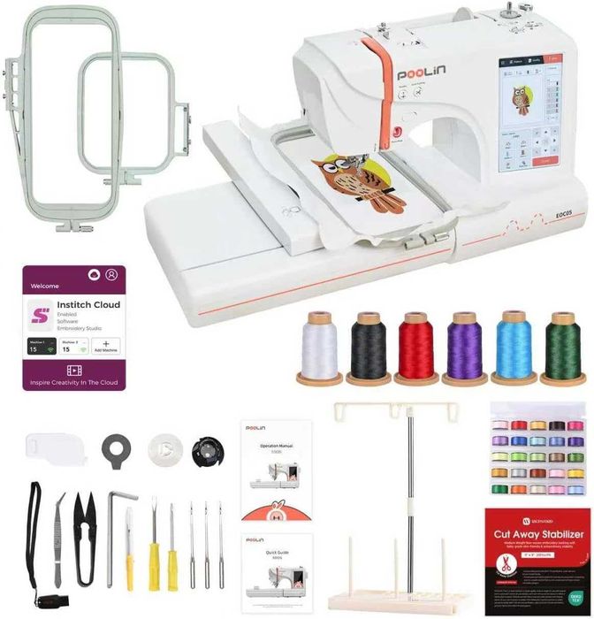 Mașina de brodat comouterizata Poolin EOC05 sigilata
