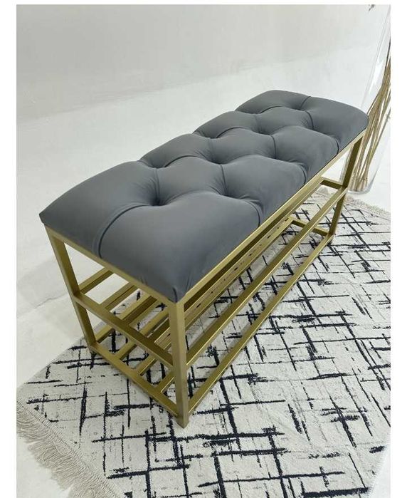 Обувница. Лофт мебель. Пуфик