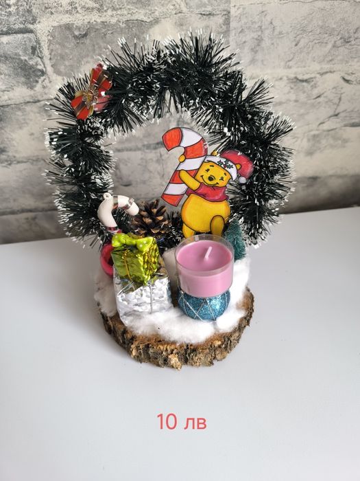 Коледни сувенири и свещници