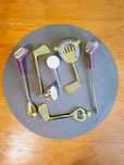 Set 6 bucati ustensile bar vintage de colectie Mini Golf Club
