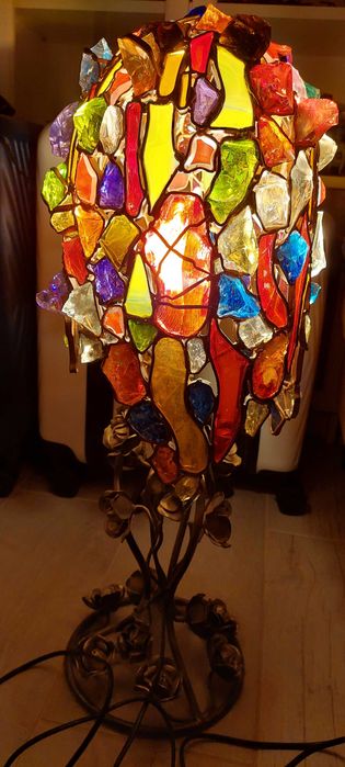 Vand veioza vitraliu lucrata manual