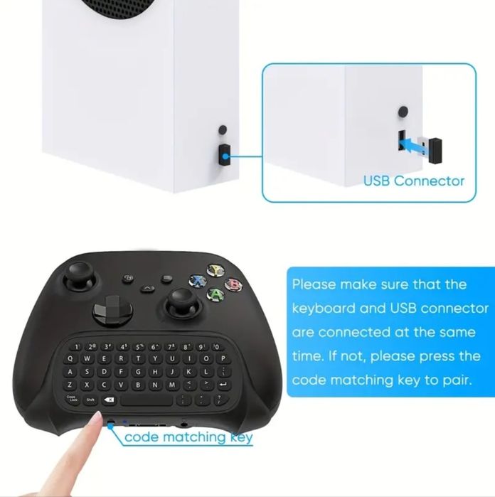 Клавиатура за контролер на Xbox series S и X