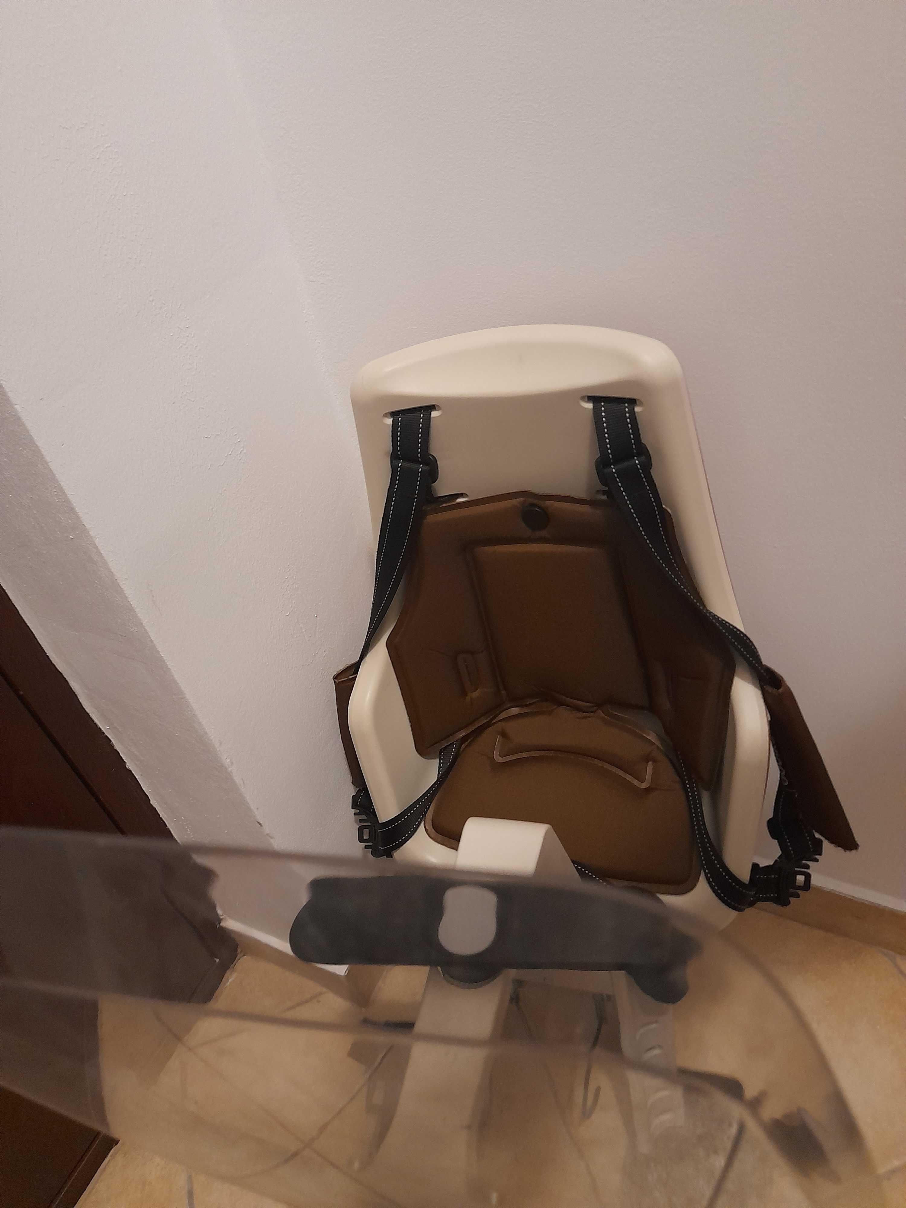 Scaun de bicicletă Bobike Exclusive Mini Plus ghidon in fata paravant
