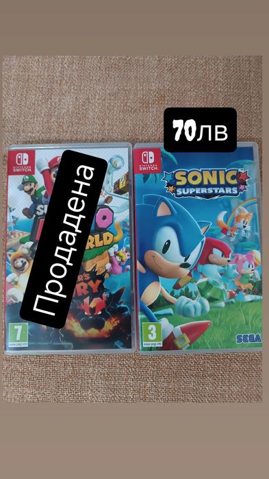 Sonic игра за 70лв за Nintendo switch