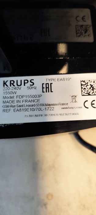 Espressor Krups Quattro force