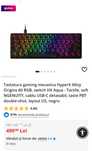 Tastatura gaming mecanica HyperX Alloy Origins 60 RGB