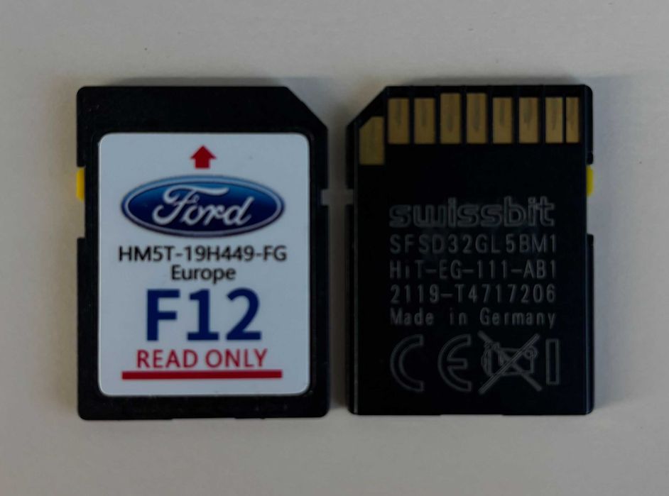 2025 Ново Ford F12 Navigation EUROPE Sd Card SYNC 2 Сд Карта Навигация