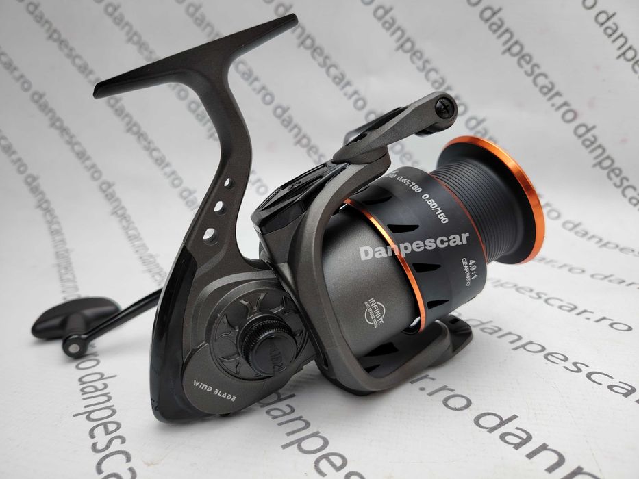 SET 4 Mulinete Crap si Feeder Wind Blade GY7000 9Rulmenti