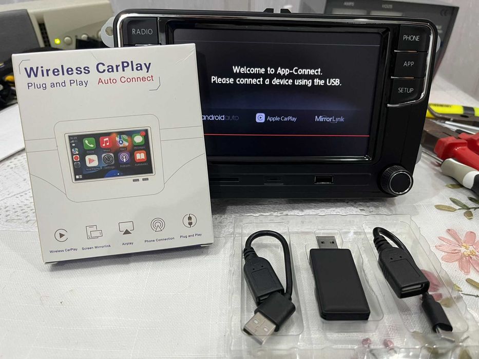 RCD 440 pro vw-Apple CarPlay-Android auto-model Mib2-Rns 510