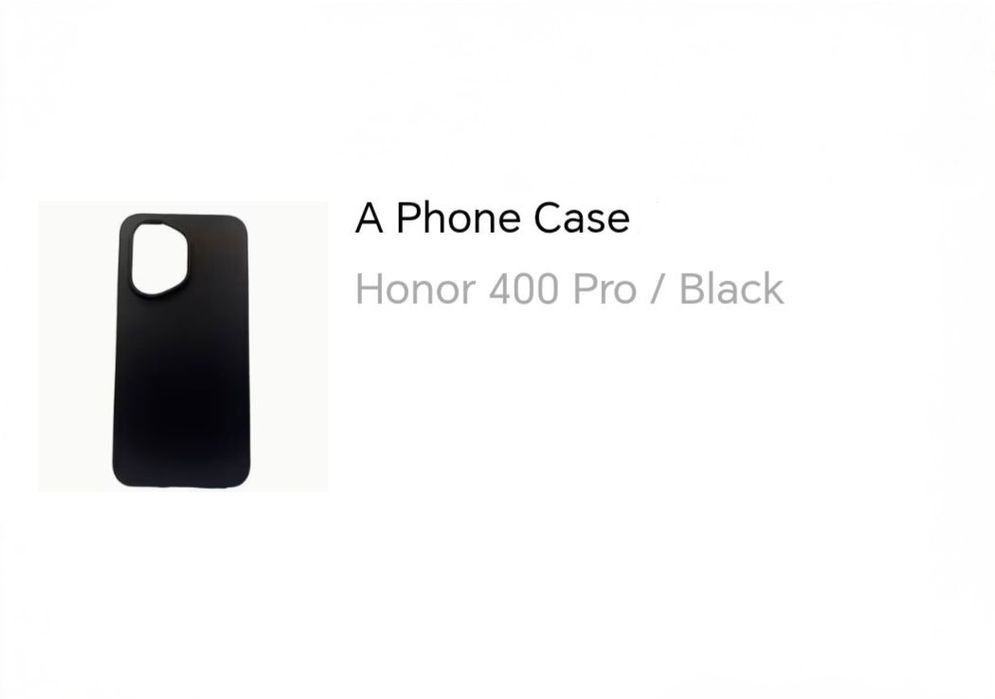 Черен Калъф, Кейс за Honor 400 Pro