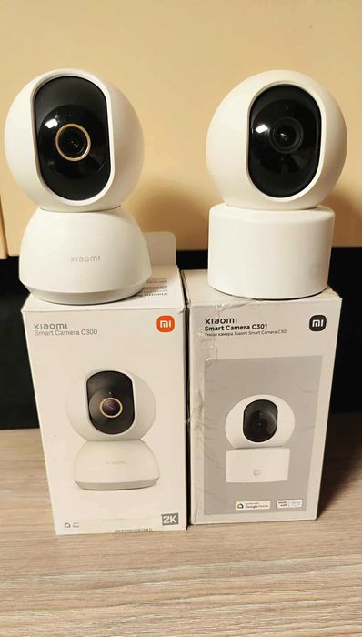 2 Camere Supraveghere Xiaomi Smart C300 si c301 ambele 2K