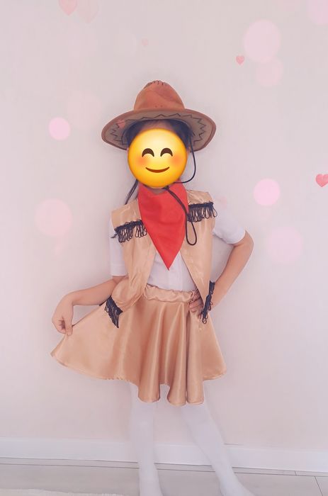 Новогодний костюм - ковбойки на 7-10 лет