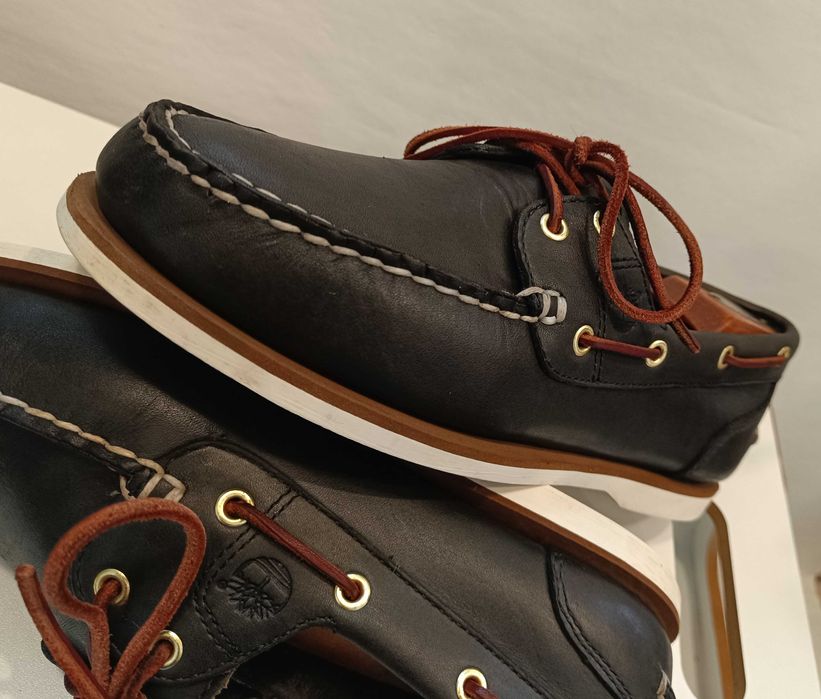 Pantofi casual boat 40.5 41 premium Timberland piele naturala moale