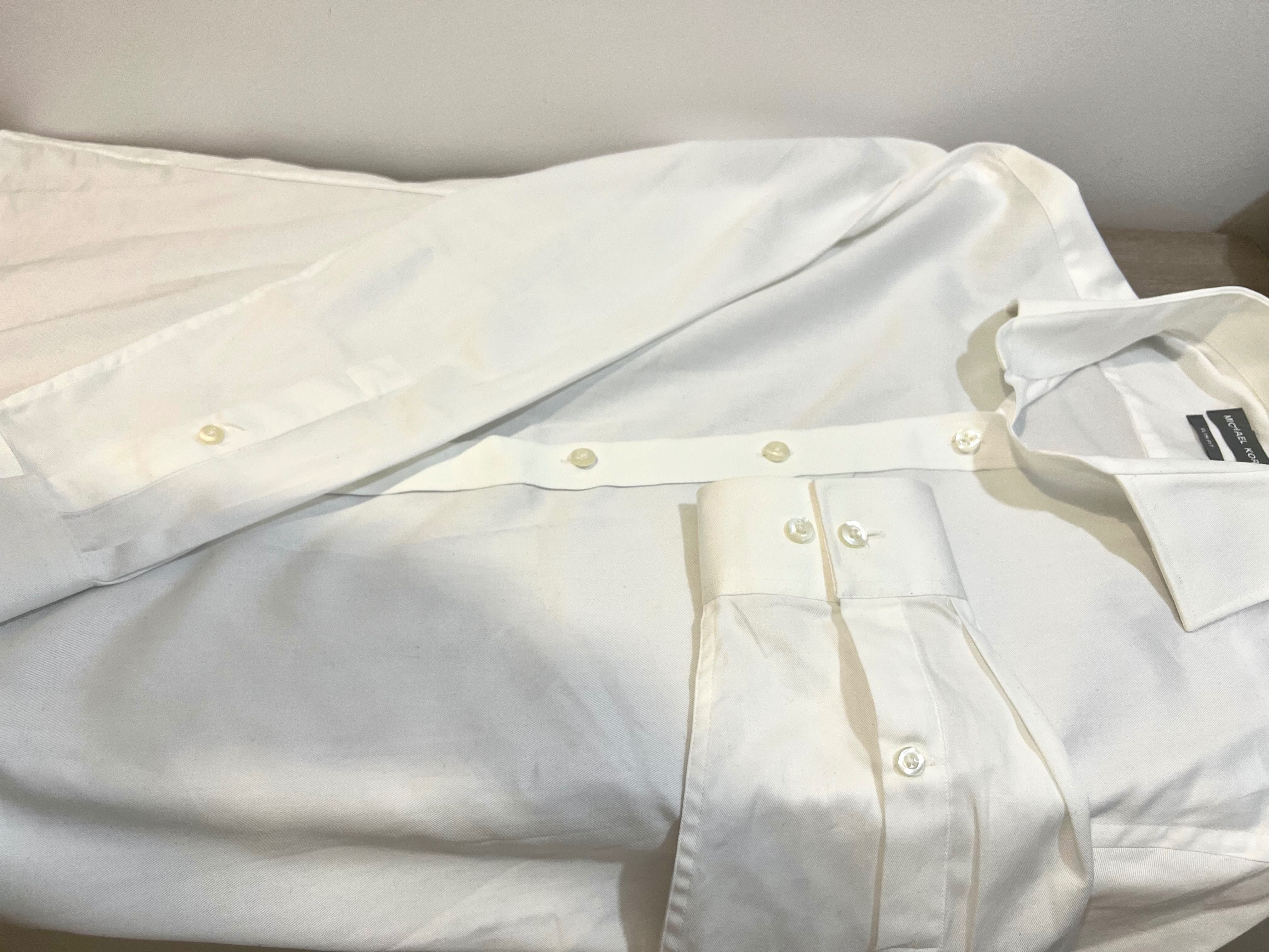 Мъжка бяла риза Michael Kors