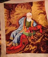 Goblen cusut manual "Profetul Ieremia"
