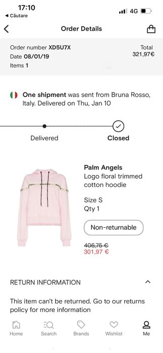 Hanorac Palm Angels original