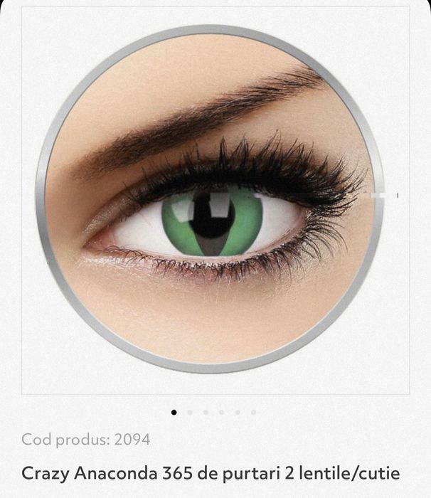 Lentile contact colorate Halloween.