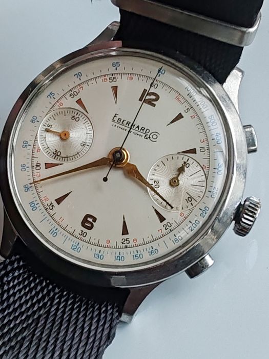 Ceas Eberhard&Co Chronograph Monopulsant Jumbo 40 mm Anii'40