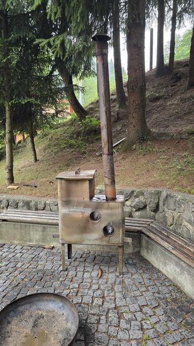 Soba inox pt ciubar + lopata curatare