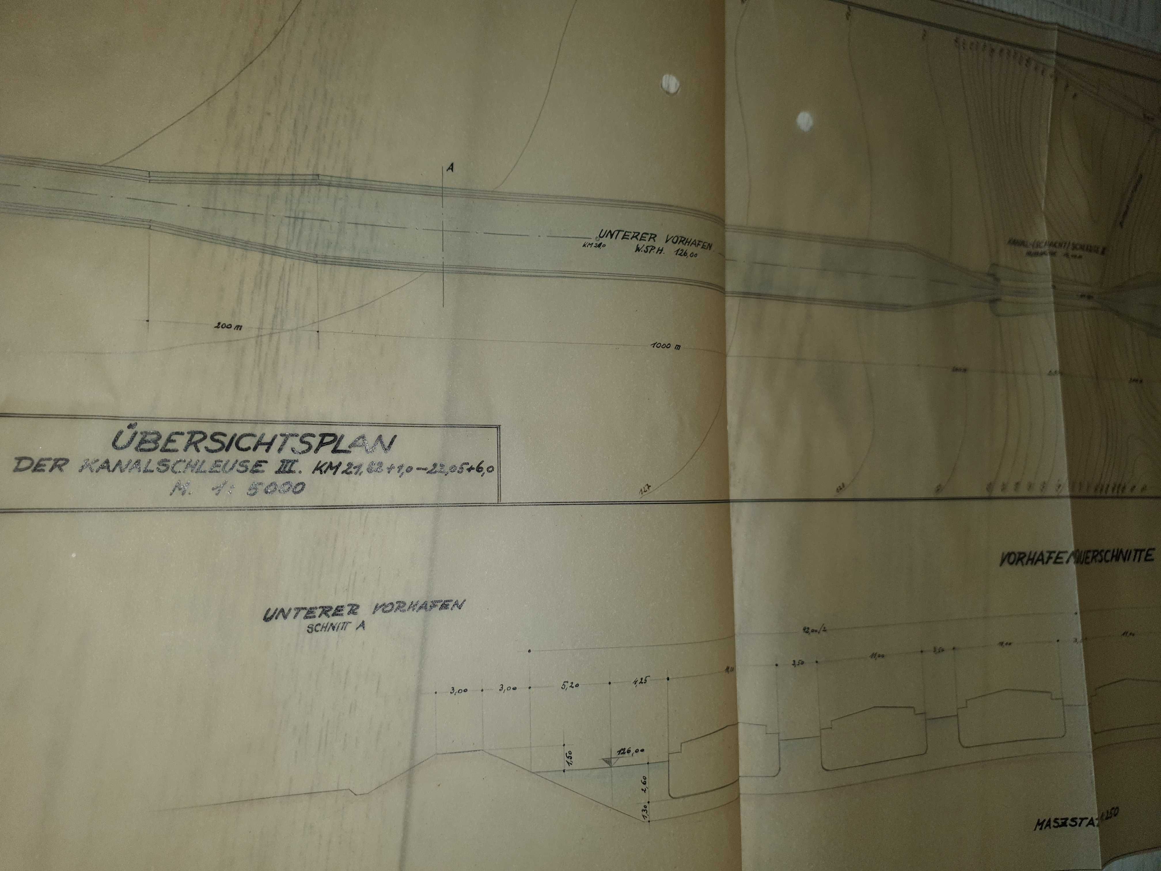 Lot documente vechi Universitatea Viena 1950, Proiecte constructii