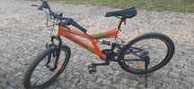 Bicicleta MTB Rich Alpin R2449, suspensie fata/spate, roata 24 inch